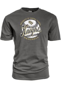 Blue 84 UCF Knights Black Flash Dance Baseball Short Sleeve T Shirt
