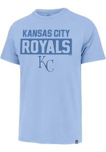 47 Kansas City Royals Light Blue Framework Franklin Short Sleeve Fashion T Shirt