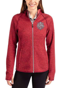 Cutter and Buck Indiana Hoosiers Womens Crimson 2025 CFP National Champions Mainsail Long Sleeve F..