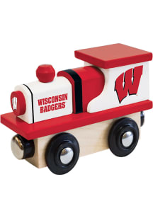 Wisconsin Badgers Wooden Toy Train Engine Train