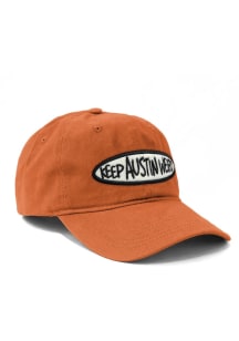 Austin Keep Austin Weird Dad Cap Adjustable Hat - Orange