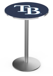 Tampa Bay Rays Stainless Round Base Pub Table