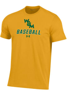 Under Armour William & Mary Tribe Gold Baseball Performance Short Sleeve T Shirt