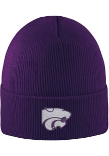 LogoFit K-State Wildcats Purple North Pole Mens Knit Hat