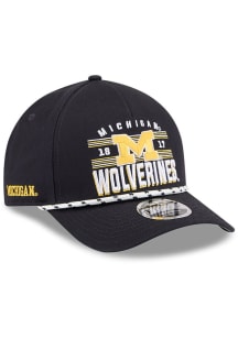 New Era Michigan Wolverines March Madness 9FORTY Modern Crown Adjustable Hat - Navy Blue
