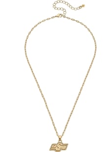 Oklahoma State Cowboys Matte Logo Necklace