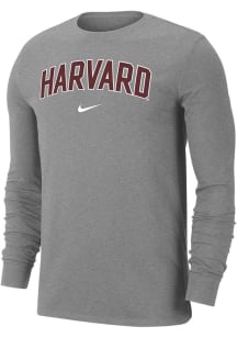 Nike Harvard Crimson Black Team Name Long Sleeve T Shirt
