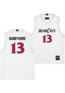 Grant Darbyshire  Campus Ink Cincinnati Bearcats White NIL Jersey
