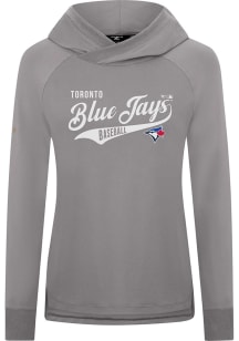 Levelwear Toronto Blue Jays Womens Grey Slender Glide Pullover