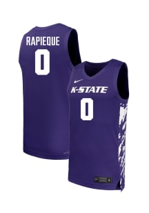 Elias Rapieque  Nike K-State Wildcats Purple NIL Name And Number Jersey