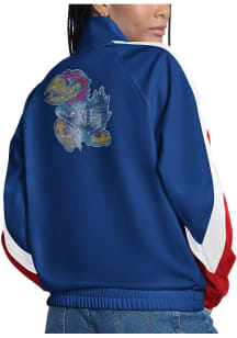 Kansas Jayhawks Womens Royal Blue #1 Fan Light Weight Jacket