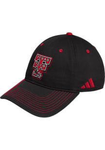 Adidas Texas Tech Red Raiders Slouch Adjustable Hat - Black