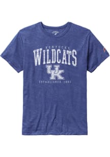 Kentucky Wildcats Blue Victory Falls Puff Arch Mascot Short Sleeve Fashion T Shirt