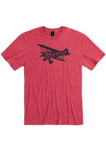 Rally Dayton Red Plane Short Sleeve T Shirt