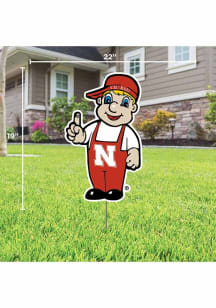 Nebraska Cornhuskers Mascot Yard Sign - Red