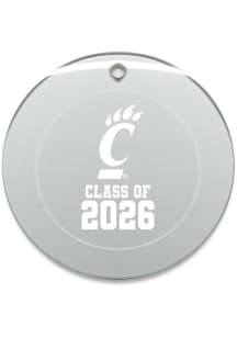 Cincinnati Bearcats Class of 2026 Round Ornament - White