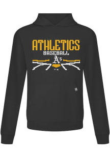 Levelwear Oakland Athletics Mens Black Relay Arcade Hood