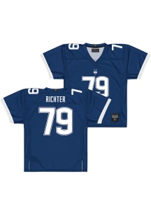 Christian Richter  Campus Ink UConn Huskies Navy Blue NIL Football Jersey