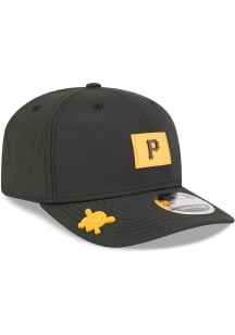 New Era Pittsburgh Pirates 2026 Clubhouse 9SEVENTY Stretch Snap Adjustable Hat - Black