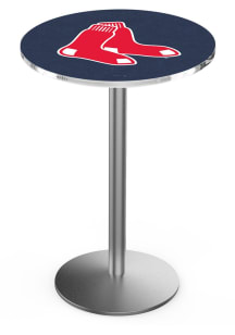 Boston Red Sox Stainless Round Base Pub Table
