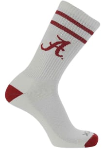 Alabama Crimson Tide Vintage Mens Crew Socks