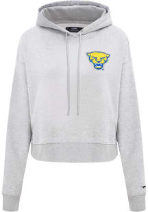 Pro Standard Pitt Panthers Womens Grey Classic Hooded Sweatshirt