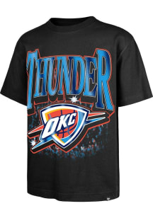 47 Oklahoma City Thunder Black Foundation Short Sleeve Fashion T Shirt