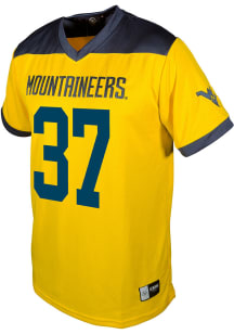 Jayden Bell  Genuine Collective West Virginia Mountaineers Gold Football NIL Football Jersey