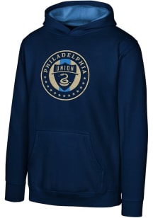 Philadelphia Union Youth Navy Blue Prime Long Sleeve Hoodie