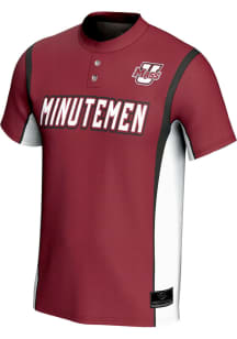 ProSphere Massachusetts Minutemen Mens Maroon Rival Baseball Jersey