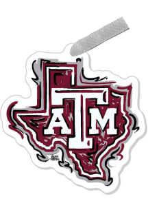 Texas A&M Aggies Justin Patton Logo Ornament - Maroon