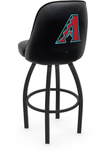 Arizona Diamondbacks Padded Swivel Pub Stool - Black