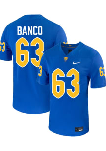 Ty Banco   Pitt Panthers Blue Football Football Name And Number Football Jersey