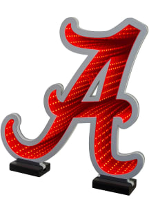 Alabama Crimson Tide team color and team logo Table Lamp