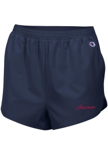 Champion Arizona Wildcats Womens Navy Blue Woven Shorts