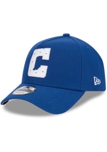 New Era Indianapolis Colts C Logo 9FORTY A-Frame Adjustable Hat - Blue