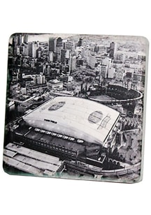 Detroit Ford Field Aerial 4x4 Coaster - Grey