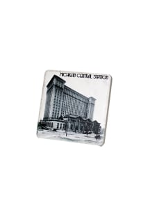 Michigan 4x4 Historic Central Station Coaster - White