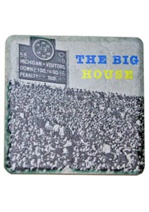 Ann Arbor Big House Coaster - Blue