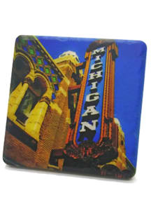 Ann Arbor Michigan Theatre Coaster - Blue