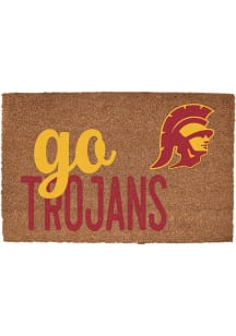 USC Trojans Go Team 19.5x29.5 Door Mat