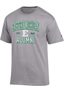 Champion Eastern Michigan Eagles Grey Est Date Alumni Jersey Short Sleeve T Shirt