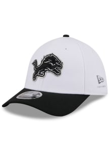 New Era Detroit Lions Mens White 2026 NFL Draft CW 39THIRTY M Crown Flex Hat