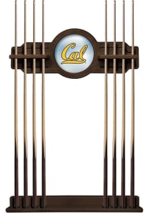Cal Golden Bears Solid Wood Cue Rack Pool Table