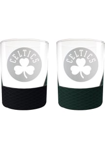 Boston Celtics Commissioner Set Rock Glass - White