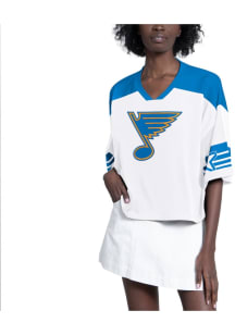 Starter St Louis Blues Womens Starter Dream Team Fashion Hockey Jersey - White
