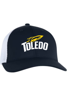 Toledo Rockets Mens Navy Blue Hugo Mesh Back Flex Flex Hat
