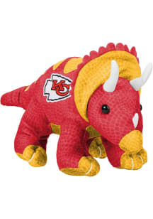 Kansas City Chiefs Forever Collectibles  10" Triceratops Plush - Red