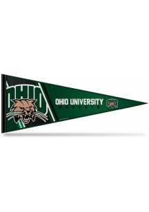 Ohio Bobcats Bright Light 12x30 Pennant - Green
