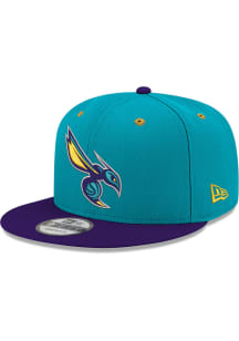 New Era Charlotte Hornets Teal Alt Side Profile Hornet 2T 9FIFTY Mens Snapback Hat